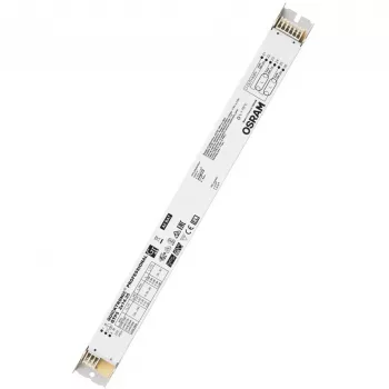 Ballast/LED-Treiber Osram QTP5 2X14…35, Lebensdauer 100000 h, Eingang 198–264 V, 50/60 Hz, 24 A, -20–50 °C, 30×360×21 mm
