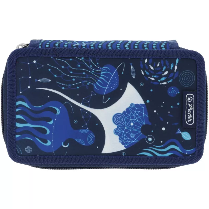 Herlitz TriCase Deep Ocean 31 pcs Blau Polyester 190x70x115 mm