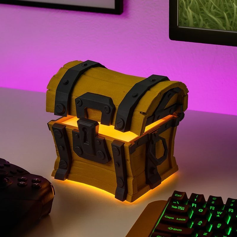 Tischlampe Paladone Fortnite Chest Light – thematische LED-Neuheitenlampe