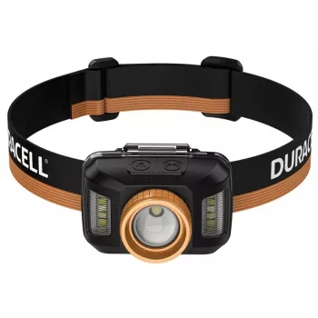 Duracell DH850R Geschenkbox Stirnlampe schwarz, orange