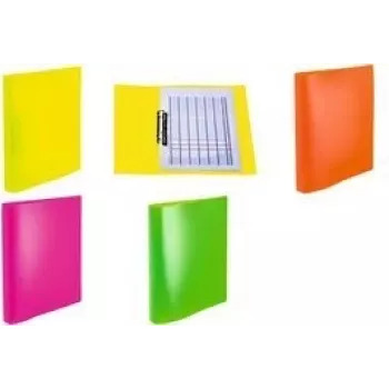 Ringbuch Herma A4 PP neonpink, Modell 19712, für A4-Dokumente
