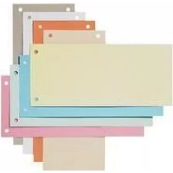ELBA Trennblätter, Karton, Geeignet für DIN A4, Blau 190 g/qm, Lochung: 1 x 80 mm, Maße: (B)240 x (H)105 mm (06806 BL)