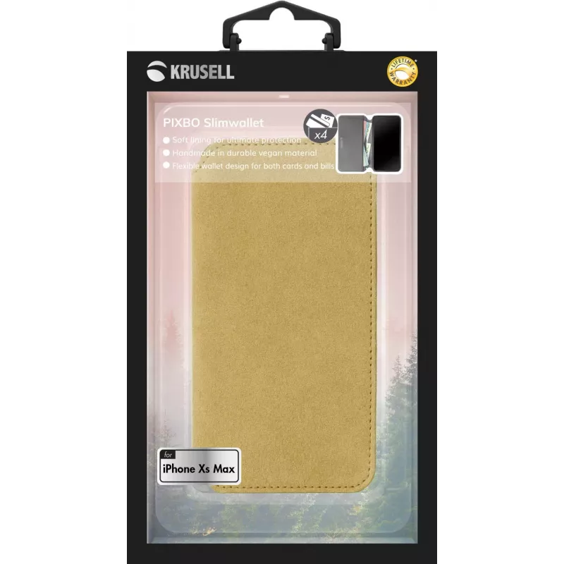 Folio Case Krusell Broby 4 Card SlimWallet iPhone XS Max