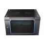 Wandmontierter Schrank Extralink 6U 600x600 Schwarz
