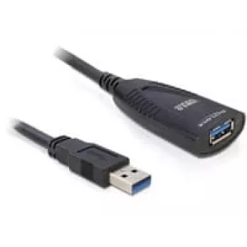 USB-Kabel DeLOCK 83089 USB 3.0 5m Schwarz