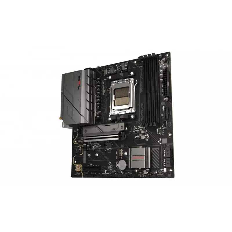 Motherboard Sapphire PULSE B850M WIFI — AMD B850 micro ATX, Sockel AM5, DDR5 bis 7600 MHz, 4 DIMM, 192 GB, Wi‑Fi 6, 2.5GbE