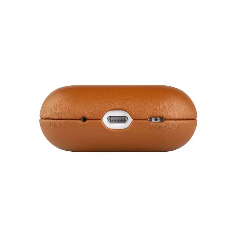 Fixed | Earbuds Case mit MagSafe-Unterstützung | Apple AirPods Pro 2/Pro 2 (USB-C) | Braun | Leder