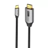 Vention USB-C-zu-HDMI-Kabel CRBBH – 2 m, 4K@60Hz, schwarz, USB-C zu HDMI