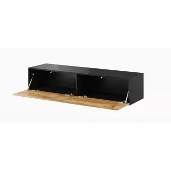 Cama TV stand VIGO 140 30/140/40 Schwarz/wotan oak