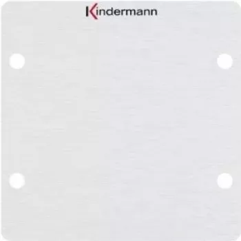 Wandplatte/Schalterabdeckung Kindermann 7444000500 Aluminium