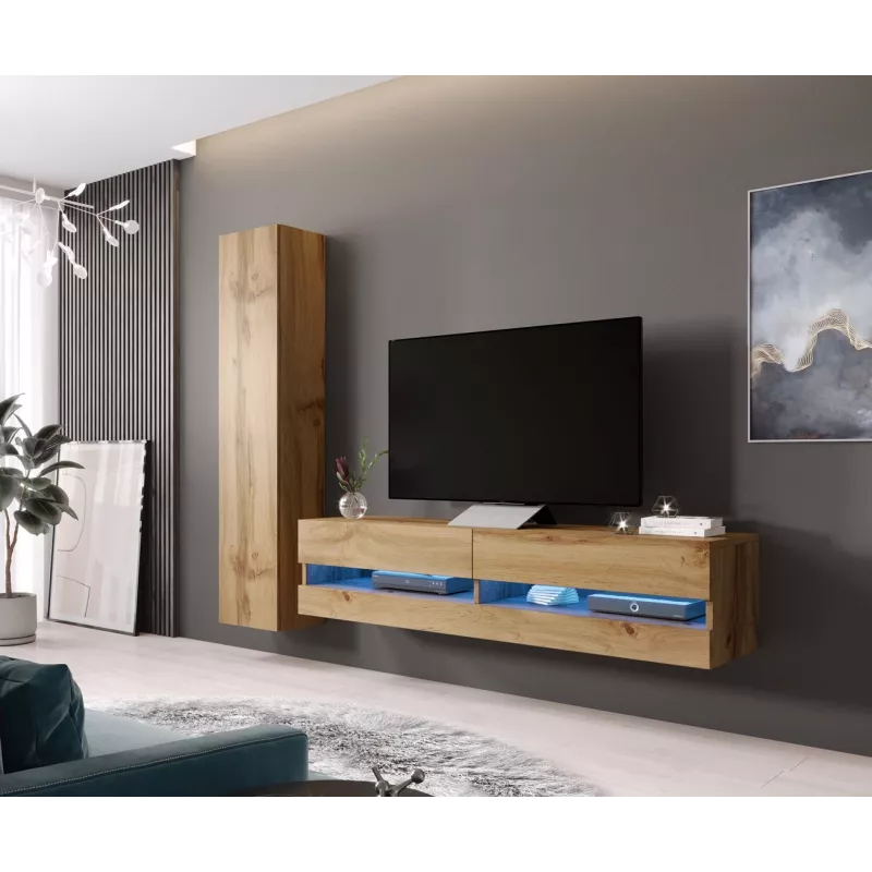 Cama TV stand VIGO neu 30/180/40 wotan oak