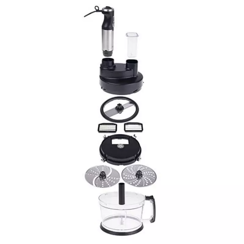 Camry | CR 4623 | 1600 W | Stabmixer | Handmixer | Variable Geschwindigkeitsstufen | Turbomodus | Zerkleinerer | Eiszerkleinerung | Schwarz