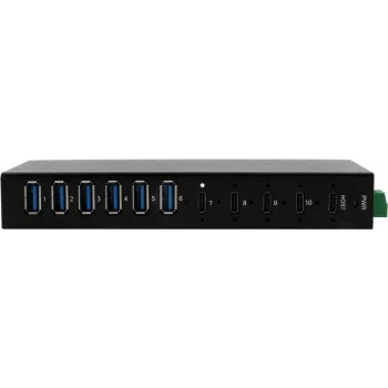 USB-Hub Exsys EX-12290HMS – 10-Port USB 3.2 Gen 2x1 mit 4× USB-C und 6× USB-A