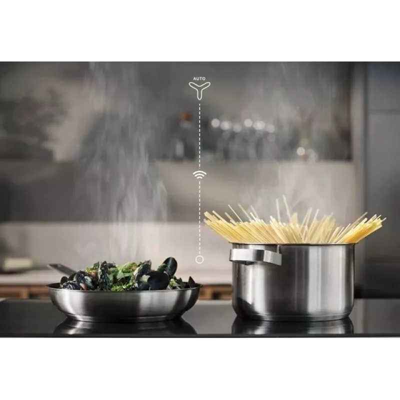 Einbau-Induktionskochfeld Electrolux EIS77453, 4 Zonen, 680×490×44 mm, schwarz, Glasplatte