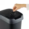 rotho Twist 25 L rechteckiger Aufbewahrungsbehälter aus Polypropylen – 25 L, 476×333×252 mm, schwarz