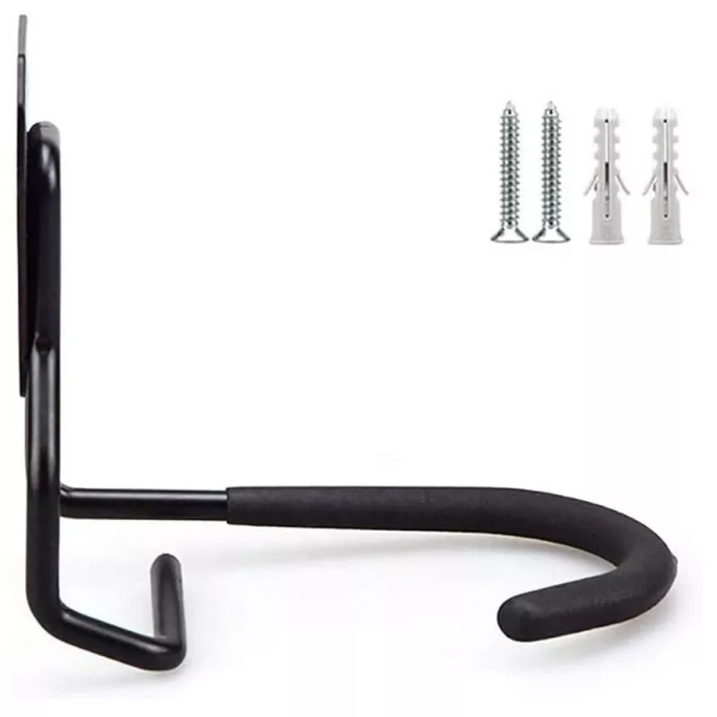 Fahrrad-Wandhalterung MACLEAN MC-433 vertikaler Fahrradhalter, klappbar, breitenverstellbar, für Fahrräder bis 20 kg, schwarz