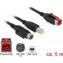 USB-Kabel DeLOCK 85491 USB 2.0 5m USB B Schwarz