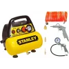 ÖLFREIER Kompressor 6L+DRUCKLUFT-Kit Stanley