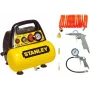 ÖLFREIER Kompressor 6L+DRUCKLUFT-Kit Stanley
