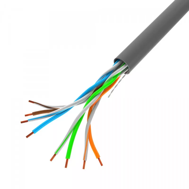 LAN-Kabel LANBERG LCU5-12CU-0100-S UTP Cat.5E 100 M Grau