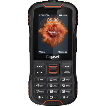 Gigaset GLX 8 Plus schwarz orange - 2.500 mAh - 6,1 cm