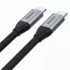 USB-C-zu-USB-C-Daten- und Ladekabel Unitek C14082ABK 1 m, USB 3.2 Gen 2 (10 Gbit/s), 100 W PD, Schwarz