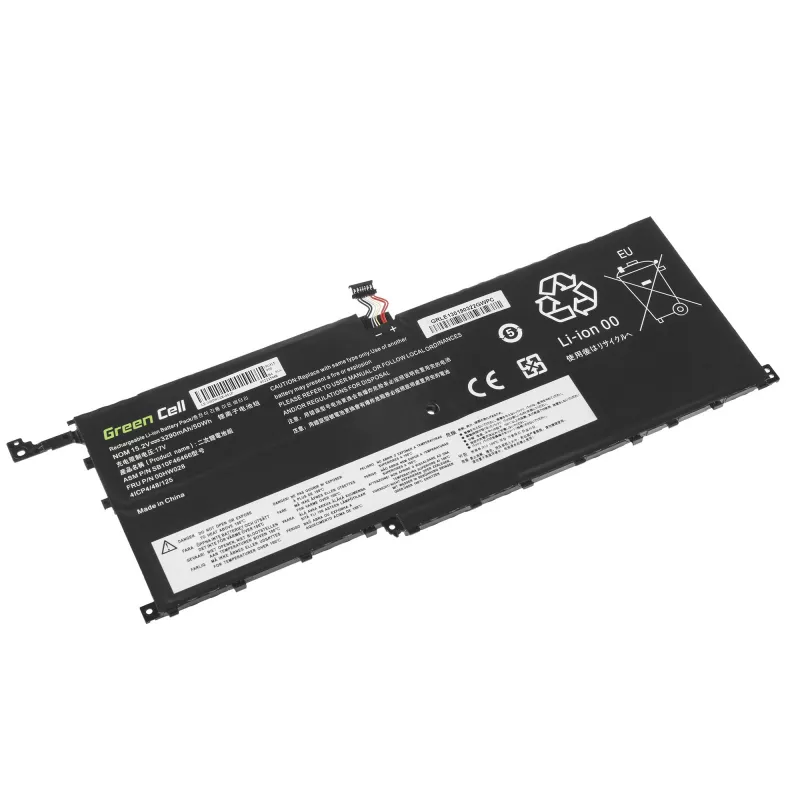 Batterie Grün Cell LE130 für Lenovo ThinkPad X1 Carbon 4th Gen