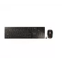 CHERRY DW 9100 SLIM Tastatur Maus inklusive Universal RF Wireless + Bluetooth Tschechisch, Slowakisch Schwarz