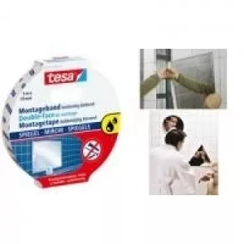 Doppelseitiges Klebeband Tesa 55734 Extra Strong, 38 mm x 5,0 m, hochhaftendes Montageband