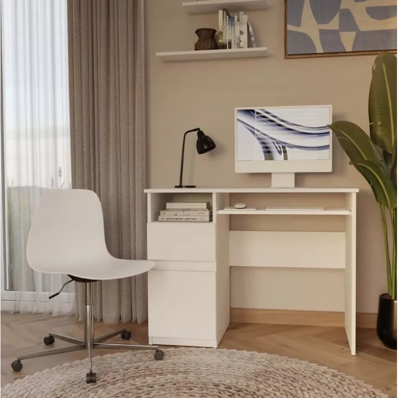 PORTO Left Desk, Weiß
