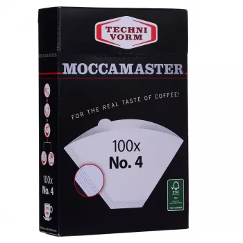 Kaffeefilter MOCCAMASTER 85022 — Papierfilter, weiß, 100er-Pack