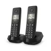 Gigaset Pure 100 Duo — schnurloses Telefon, DECT-Mobilteil-Paar mit Basisstation