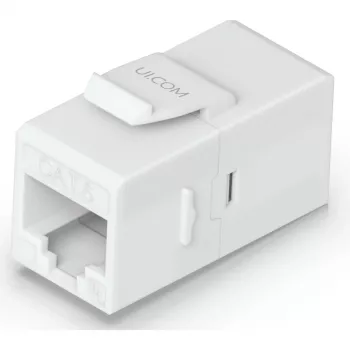 UBIQUITI CAT6 KEYSTONE COUPLER, 12ER-PACK. DURCHGANGS-CAT6-KEYSTONE-KOPPLER ZUM NAHTLOSEN ANSCHLIESSEN VORKONFEKTIONIERTER ETHERNET-KABEL