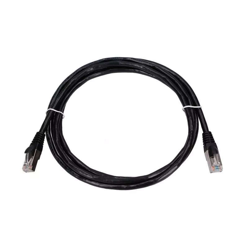 Netzwerkkabel Extralink LAN Patchkabel Kat.5e RJ-45 2m Schwarz