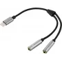 Renkforce USB 2.0 Computer Y-Kabel [1x USB-C Stecker - 2x Buchse] zu - Kabel - Digital/Daten