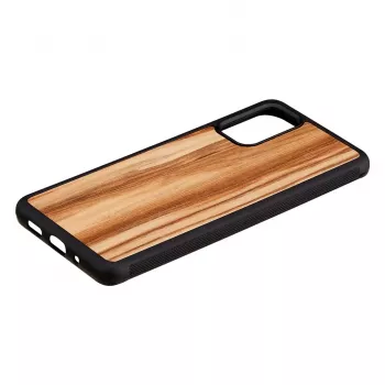 Handyhülle man and wood Galaxy S20+ cappuccinoschwarz – schützende Smartphone-Hülle