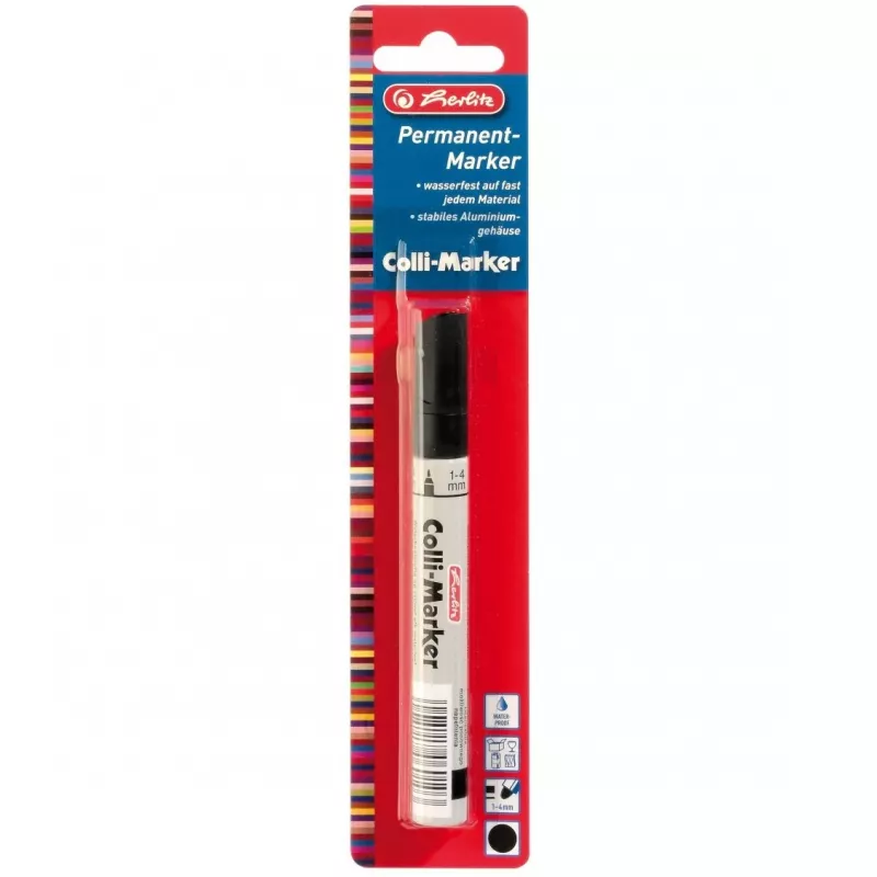 Permanentmarker Herlitz 8665408 Schwarz 1 Stück