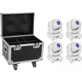 Moving-Head-Spot EUROLITE TMH-S60 4x LED mit Transportcase