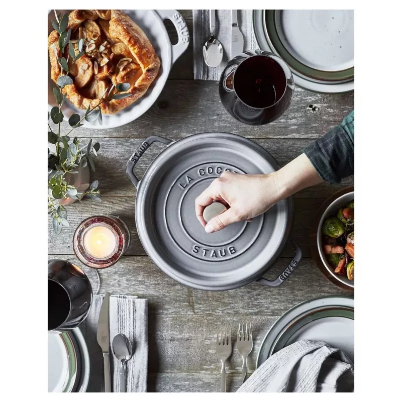 Staub Cocotte 3,8 L runde gusseiserne Auflaufform