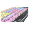 Mechanische Full-Size-Tastatur LogicKeyboard LKB-PT-TPC, USB + Bluetooth, QWERTZ Deutsch, Schwarz