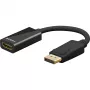 Goobay DisplayPort-auf-HDMI-Adapterkabel 8K/60Hz - -Stecker> -Buchse (75270)
