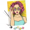 Ravensburger Malset CreArt ART Collection Canvas Edition — Lady in Pink (PopArt)