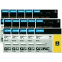 Etikettenband Dymo S0718600 — 10 × weißes Klebeband mit schwarzem Text, kompatibel mit Dymo Etikettendruckern