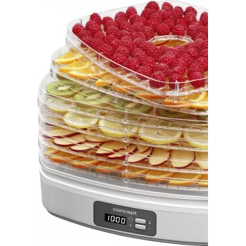 Dörrautomat Concept Solution SO2080, 260 W, weiß, 25 cm Tablettdurchmesser