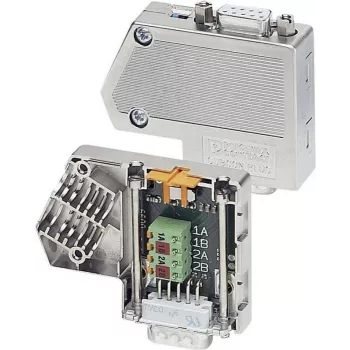Phoenix Contact SUBCON PLUS-PROFIBUS Connector to 12 MBit/s SUBCON-PLUS-PROFIB/AX Contents: 1 Stk. (2744377)