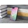 Schutzhülle iKins für Apple iPhone 8/7 mit Wasserblumen-Design, schwarz