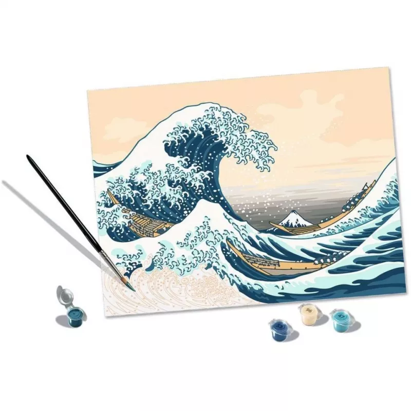 Malset Ravensburger CreArt ART Collection Die große Welle Hokusai 23690 — Malen-nach-Zahlen-Kunstset