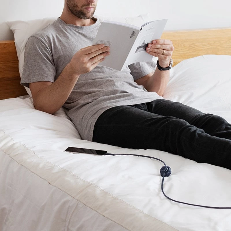 USB-C-auf-Lightning-Kabel Native Union Night Kabel 3 m – Schwarz/Grau, 3 m Länge