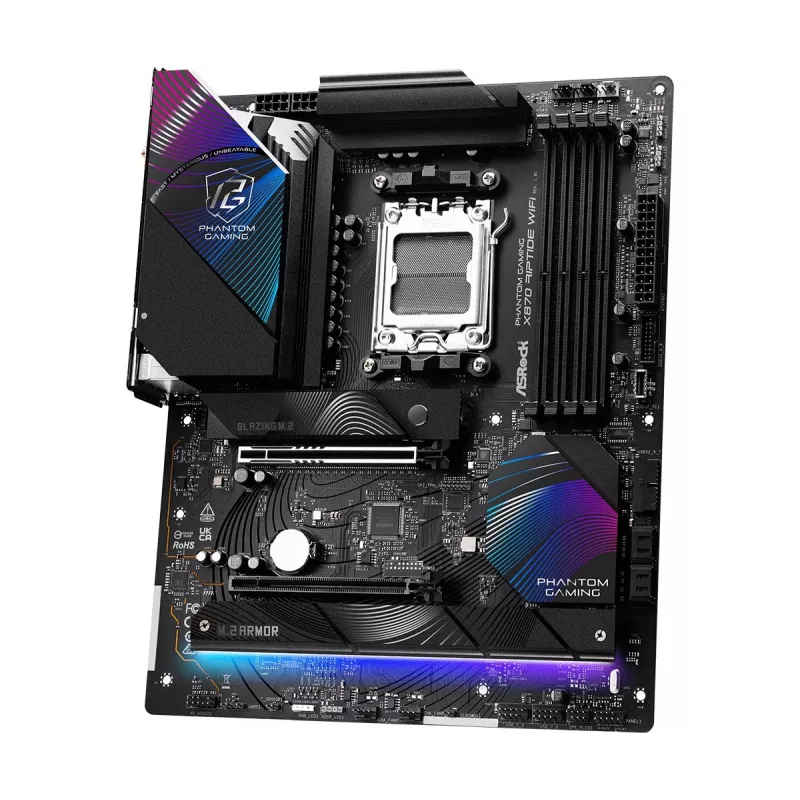 Motherboard ASRock X870 Riptide WiFi — ATX, AMD X870, Sockel AM5, DDR5, 4 DIMM, 256 GB, Wi‑Fi 7, 2,5GbE