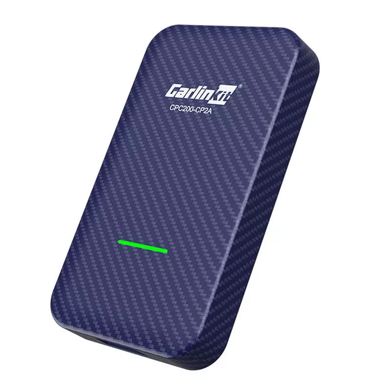 Kabelloser Adapter Carlinkit CPC200-CP2A für Apple CarPlay und Android Auto, Wi‑Fi 5150–5250/5725–5850 MHz, Bluetooth 5.2, USB-C